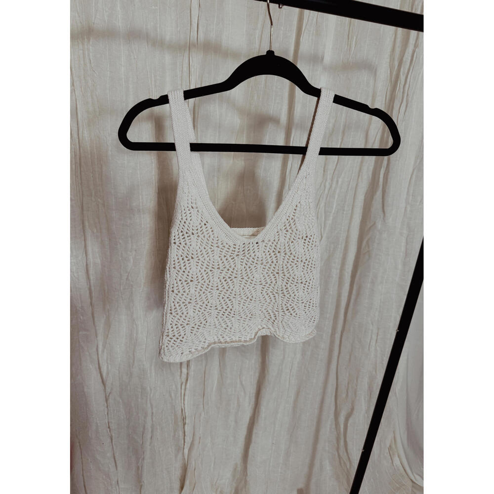 Freshman 1990 Crocheted Crop Top - Women’s S